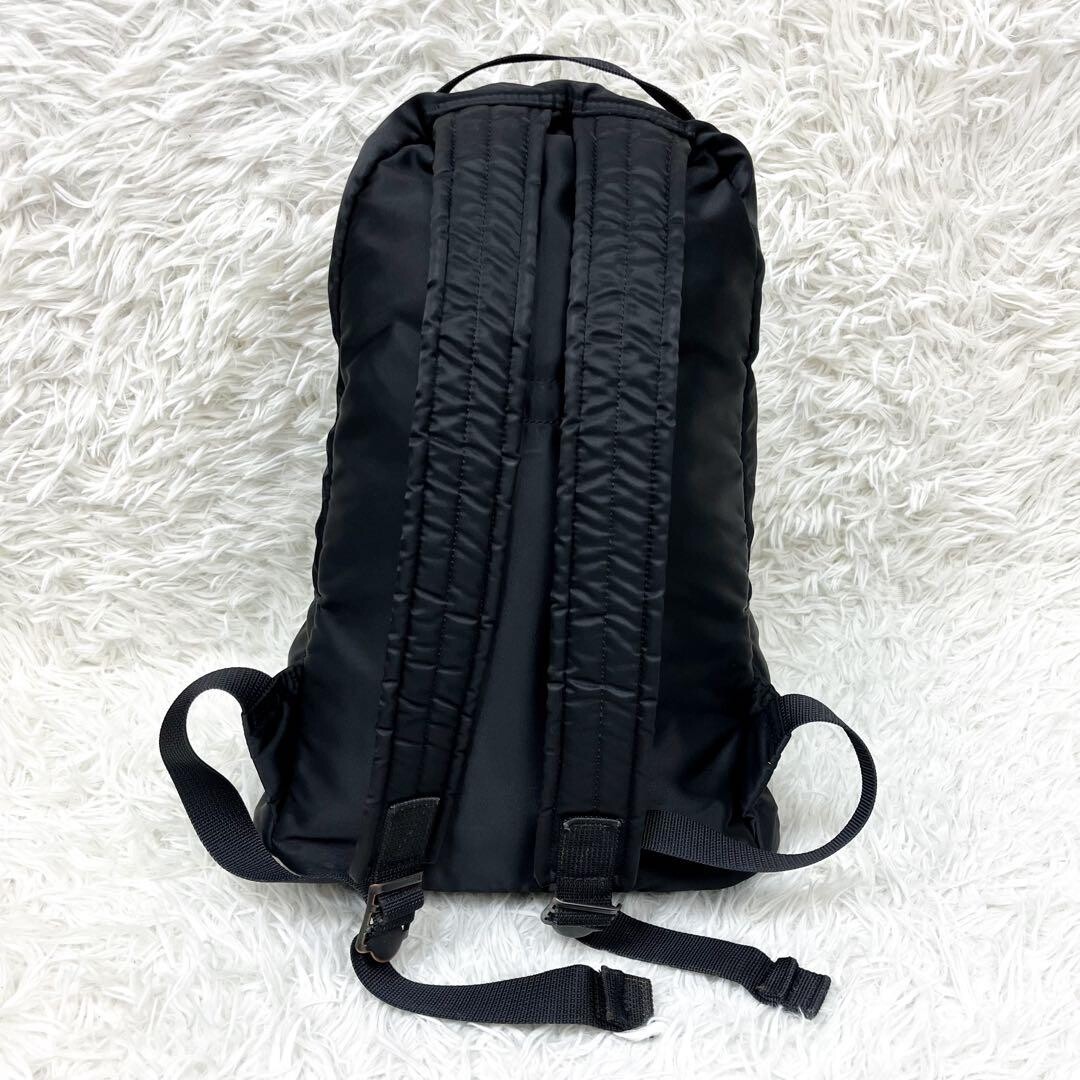 PORTER Tanker Backpack Black Nylon Japan Made Zip Repair 38cm Mens Bag Retrofit