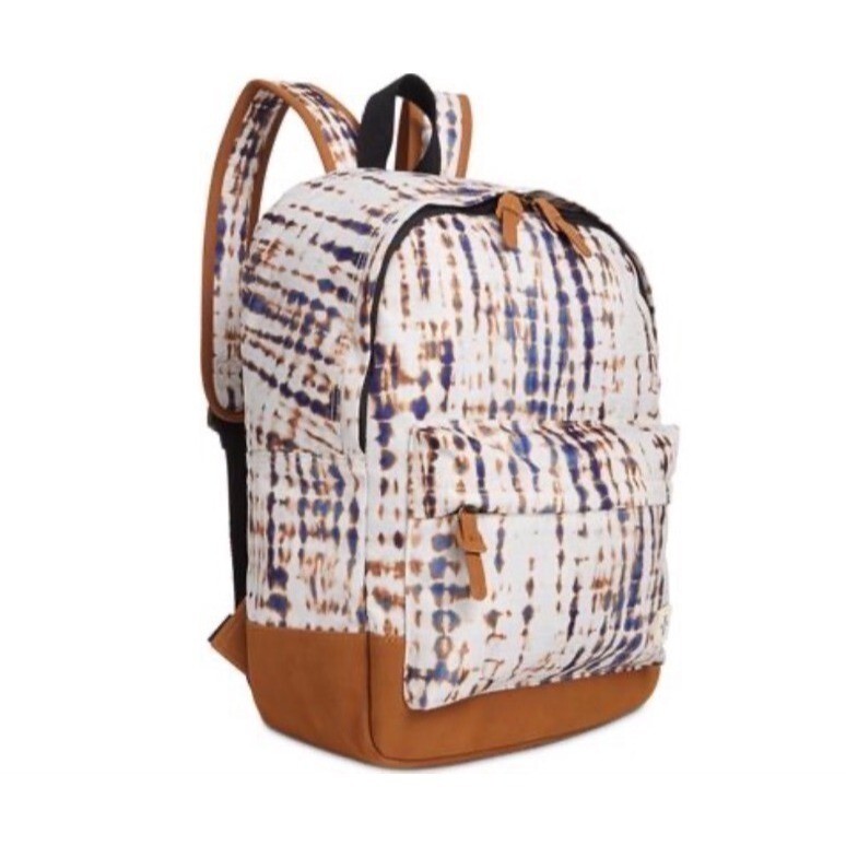 Sun + Stone Mens Riley Canvas Tie Dye Backpack NWT