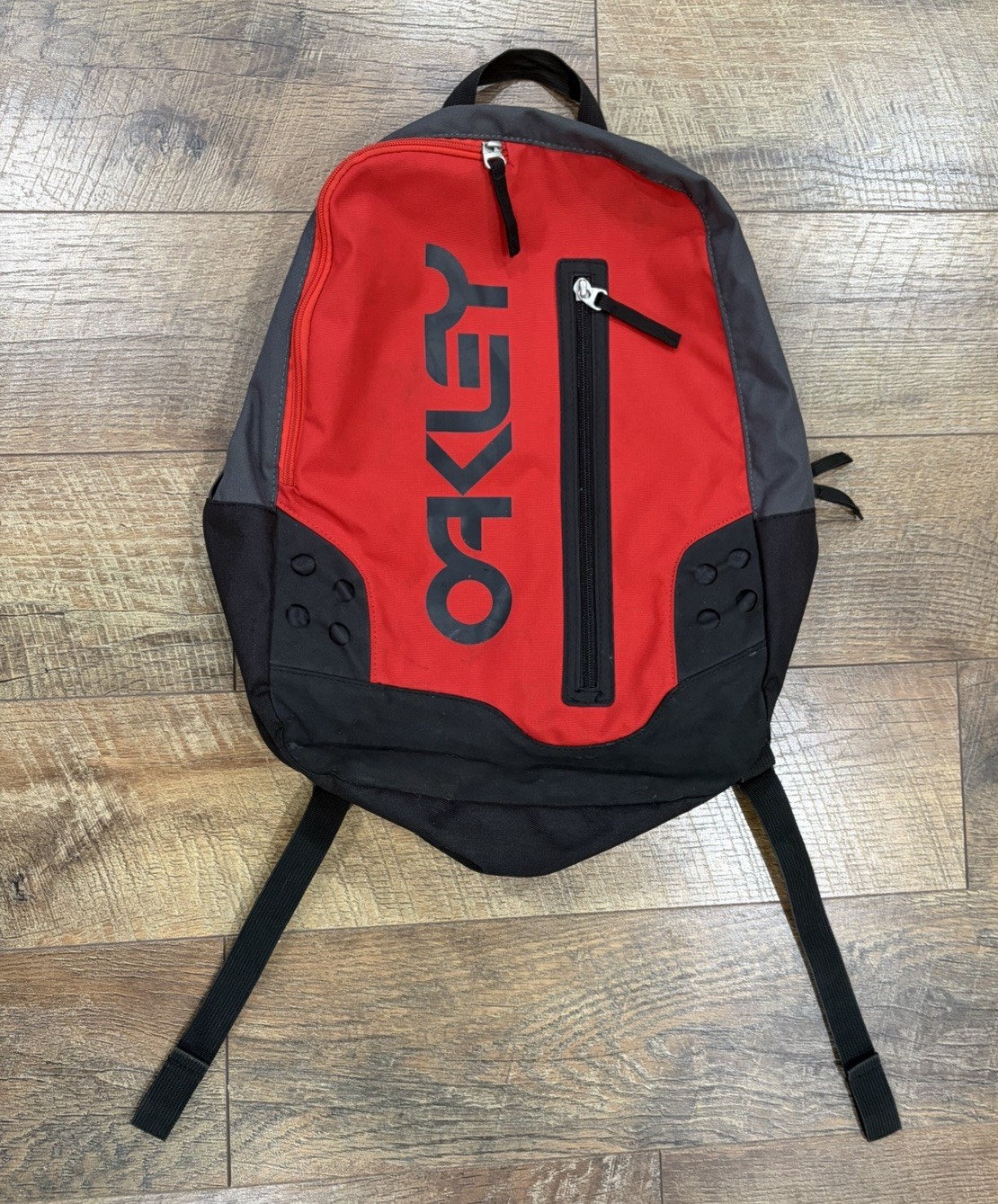 Oakley Backpack Red Y2k Techwear Adjustable