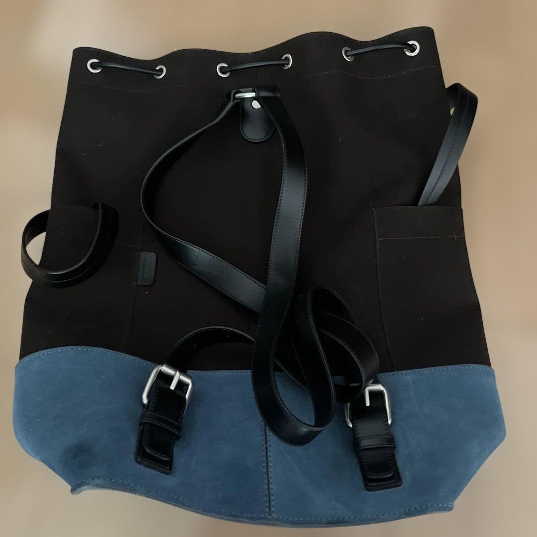 Jil Sander Canvas Backpack 2way 40cm x 35cm x 12cm From Japan