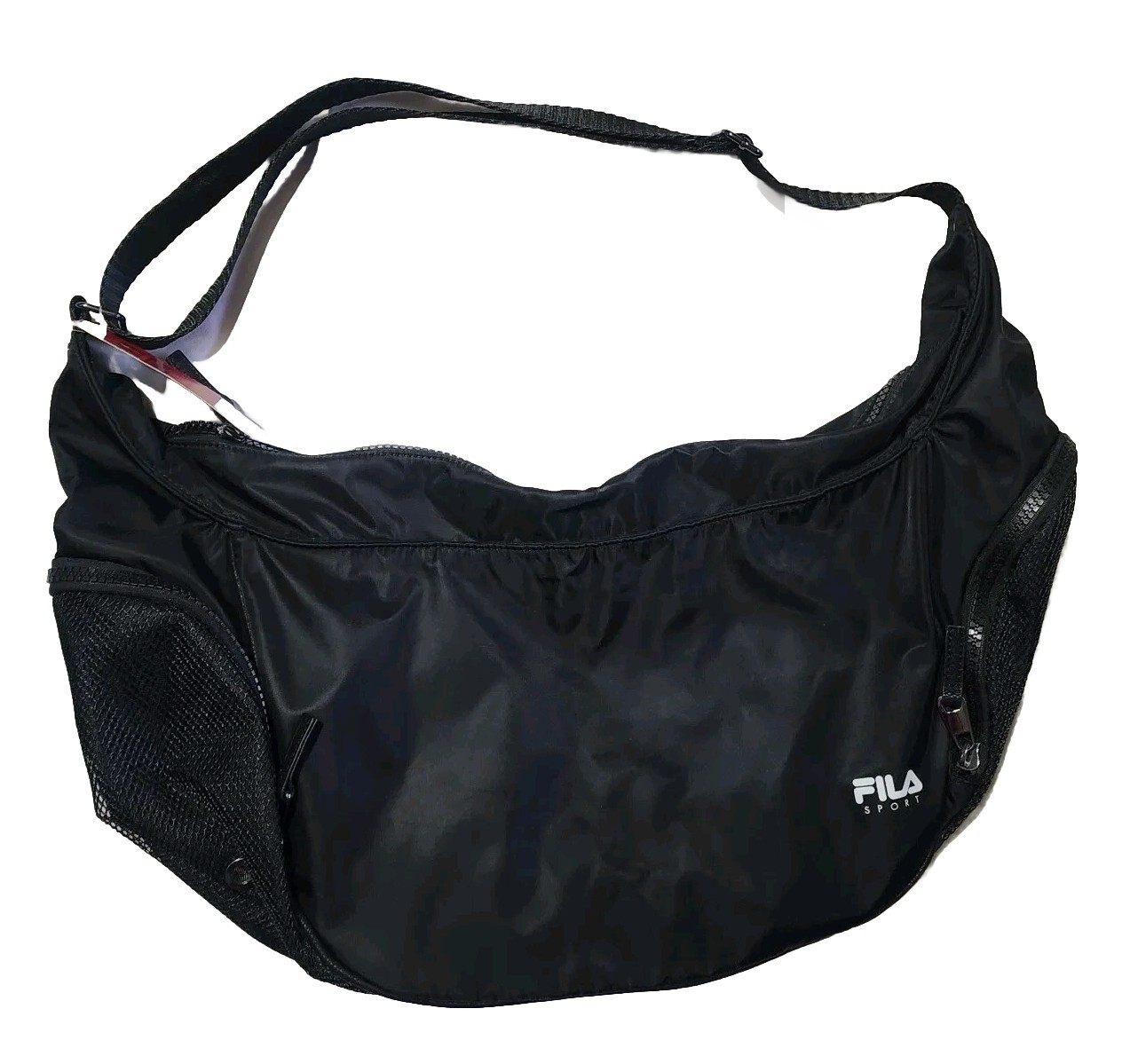 NWT FILA SPORT Duffle Bag Sports Tote Gym Yoga Black Large Vented Old Stock