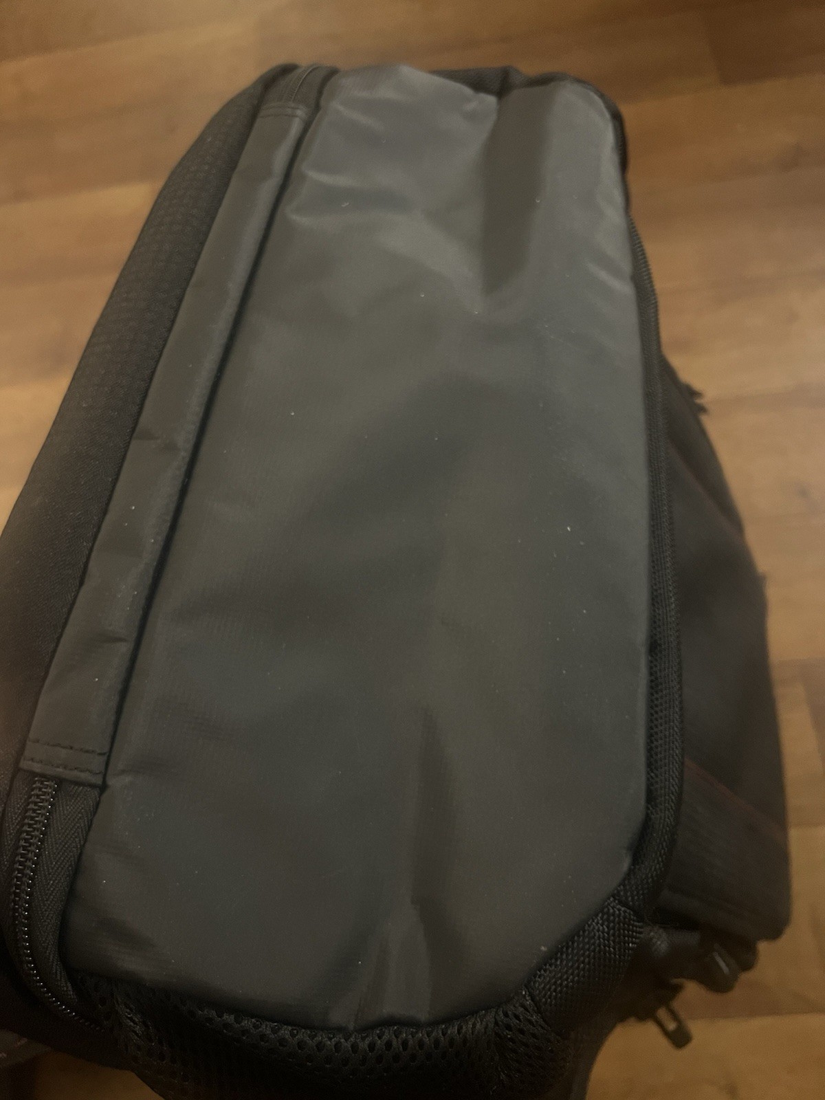 OGIO AIRFLOW Black w/Red Stitching Tech Vault Armored Pocket Backpack