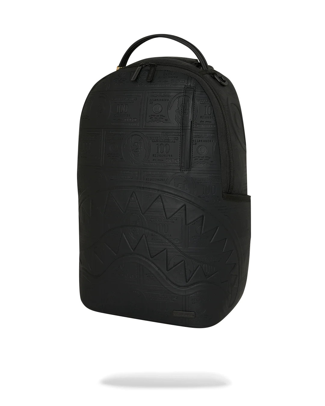 Sprayground Embossed MONEY HEIST Backpack🔥New Black Bookbag Kids School Bag