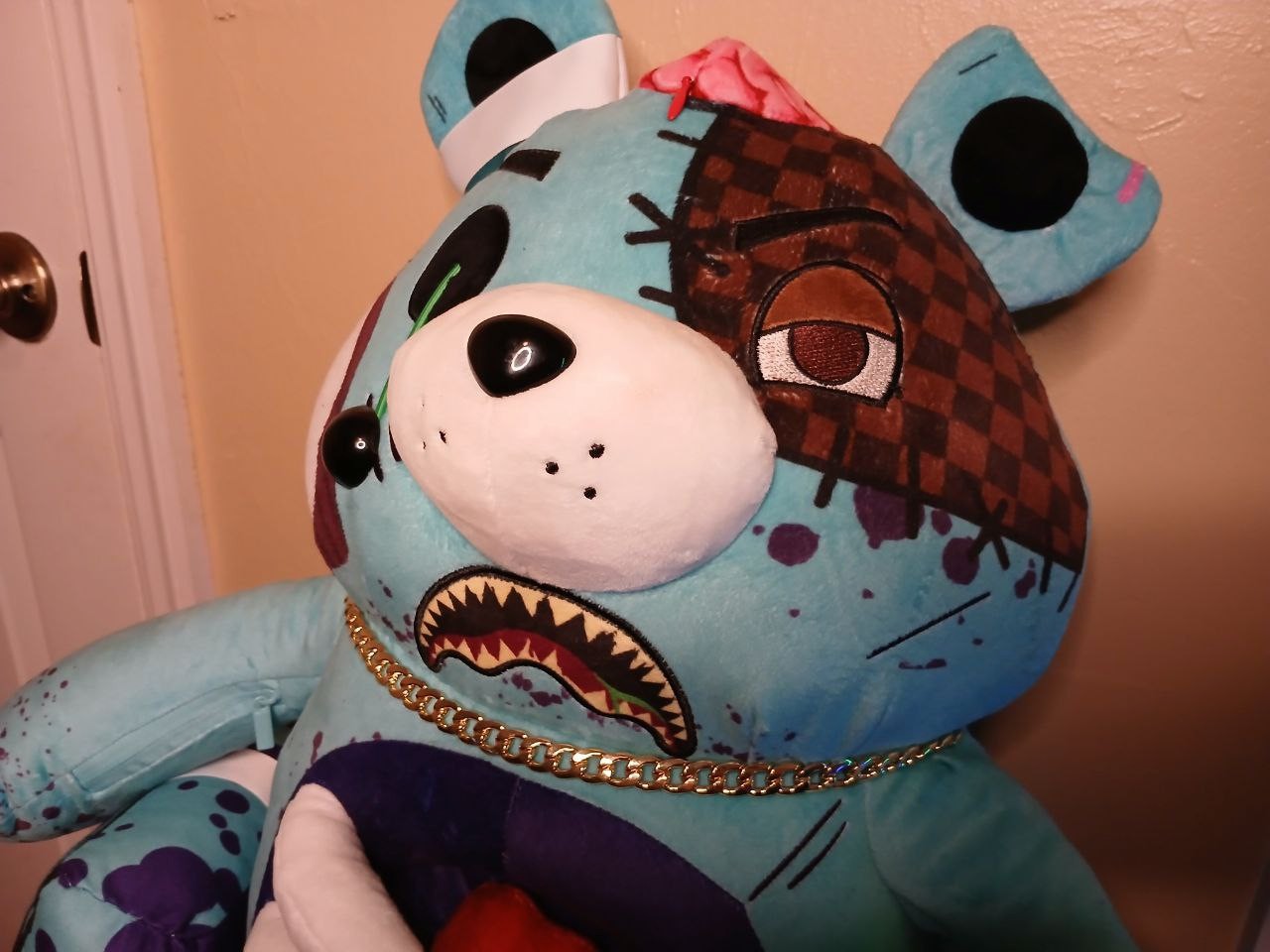 Sprayground Zombie Bear Plush Backpack “Night of the Living Bear”