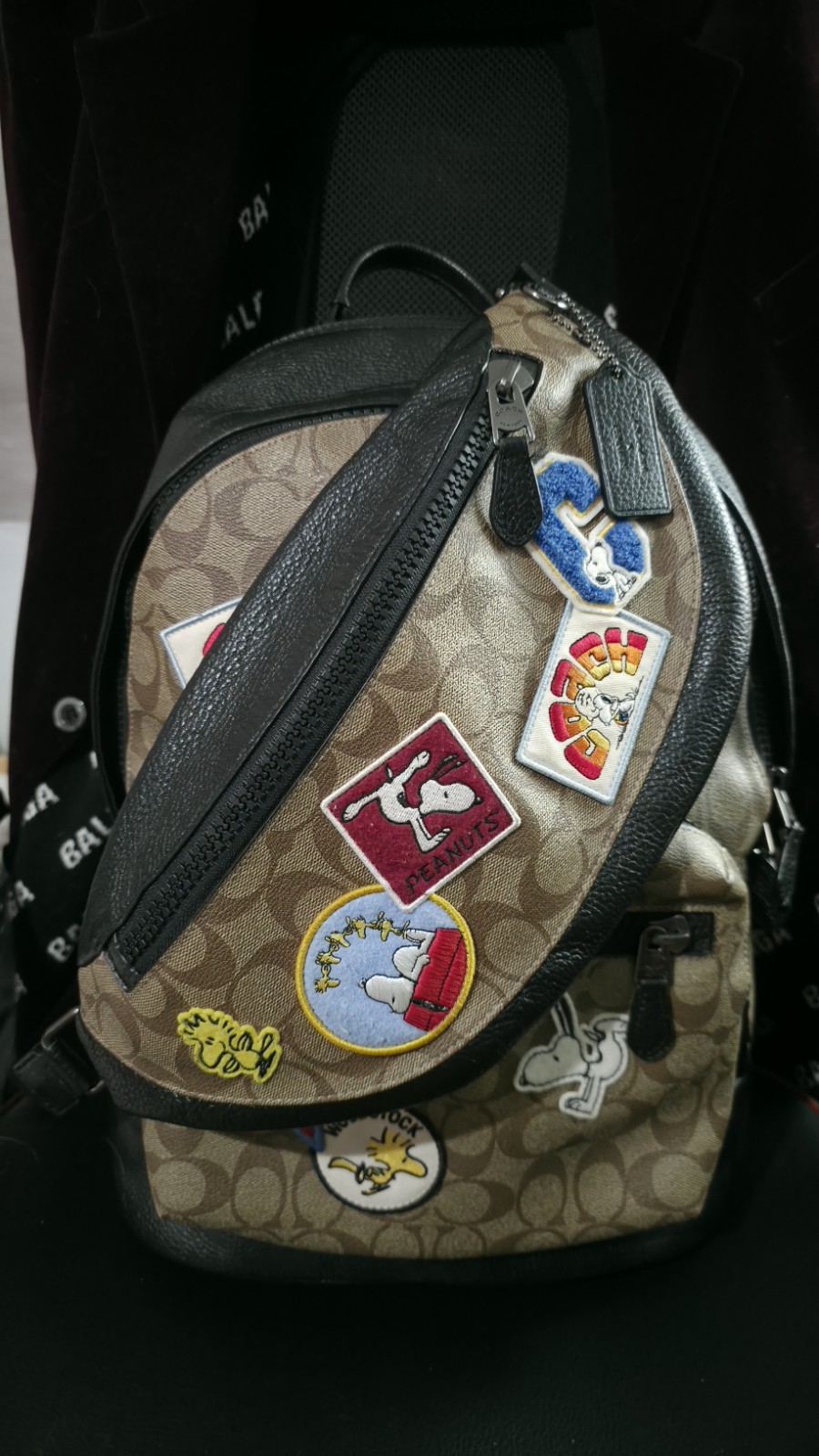 Coach X Peanuts Backpack & FannyPack – Mens – Black
