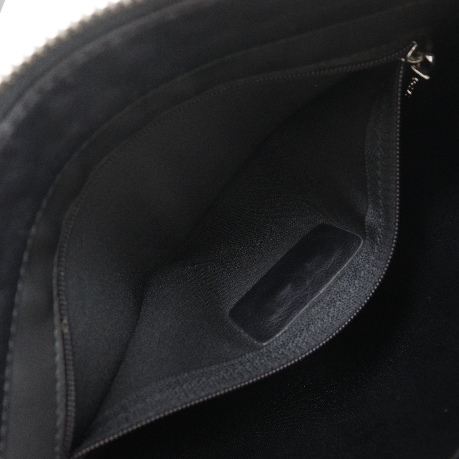 LOEWE Repeat anagram Shoulder Bag black PVC mens
