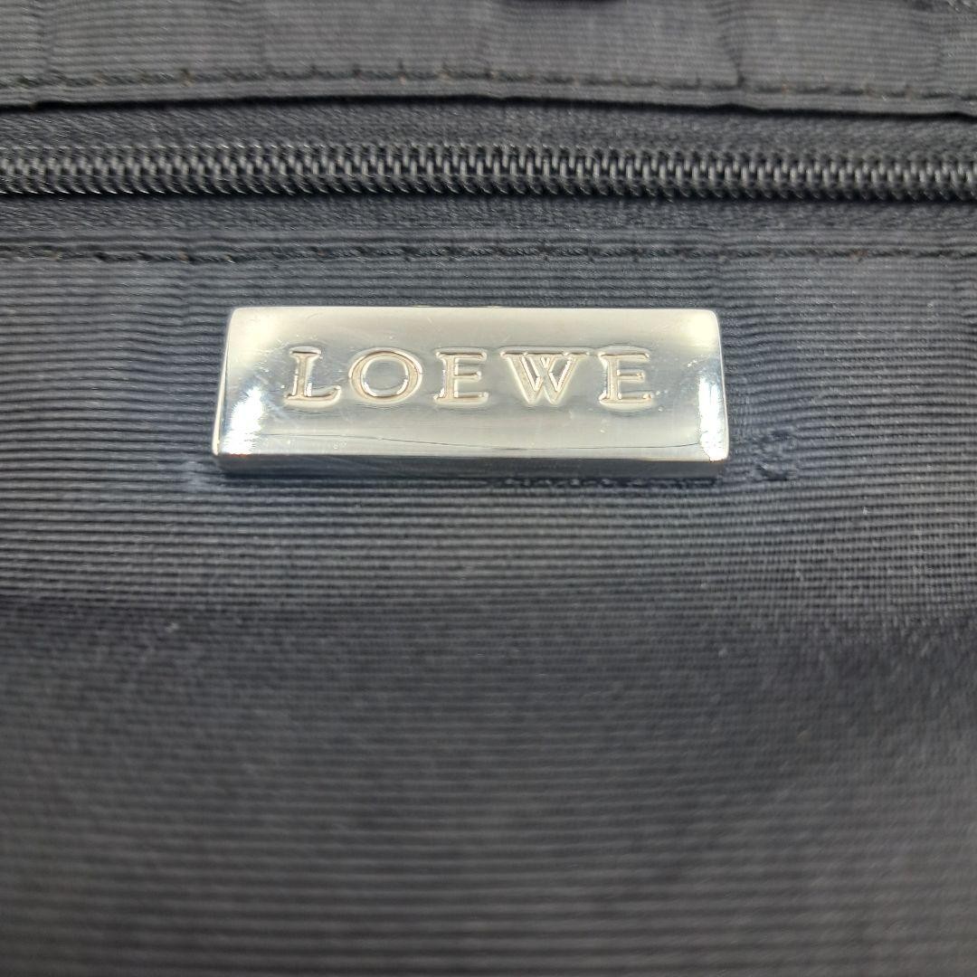 LOEWE shoulder bag brown leather