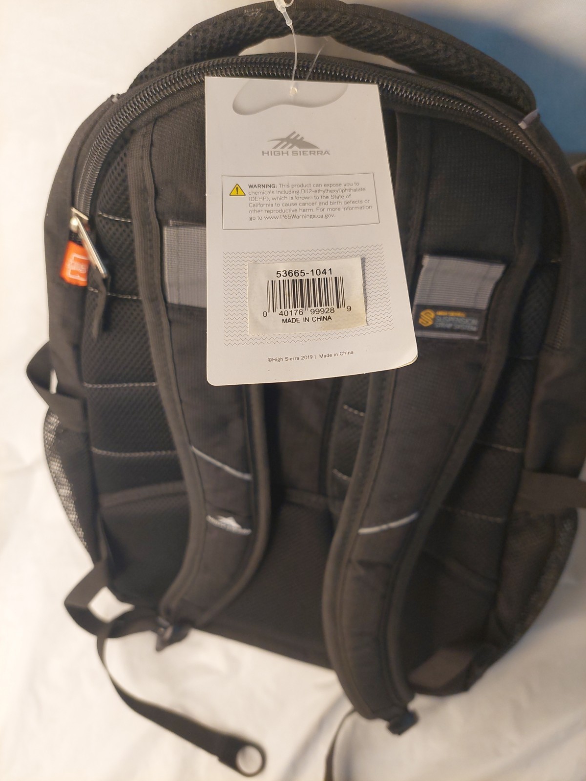 HIGH SIERRA Backpack Swerve Large Black Multi-compartment Design fits 17″ Laptop