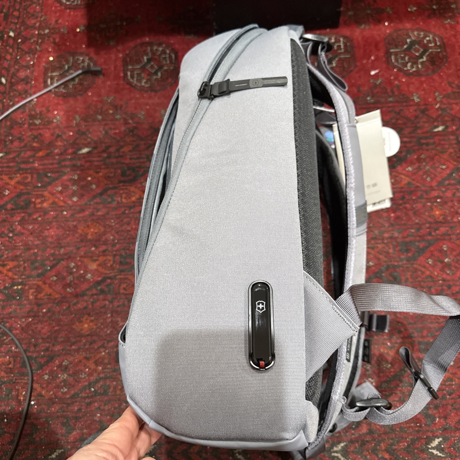Victorinox Touring Carry On Travel Gray Reflective 15″ Laptop Backpack-NWT