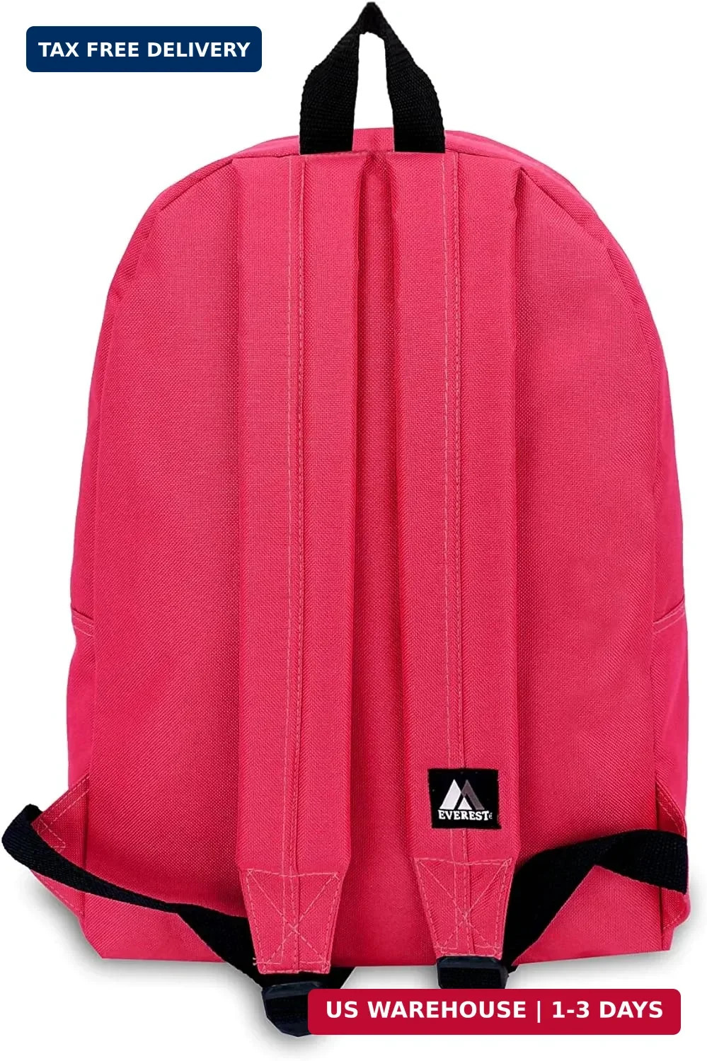 Everest Basic Backpack, Hot Pink, One Size