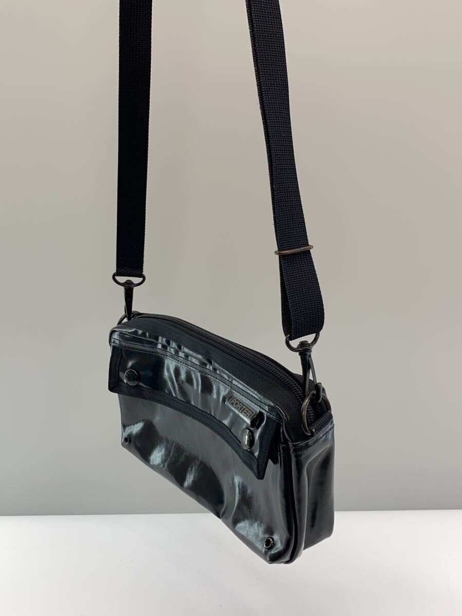 Authentic PORTER Black Shoulder Bag 14cm x 23cm x 5cm Compact Unisex