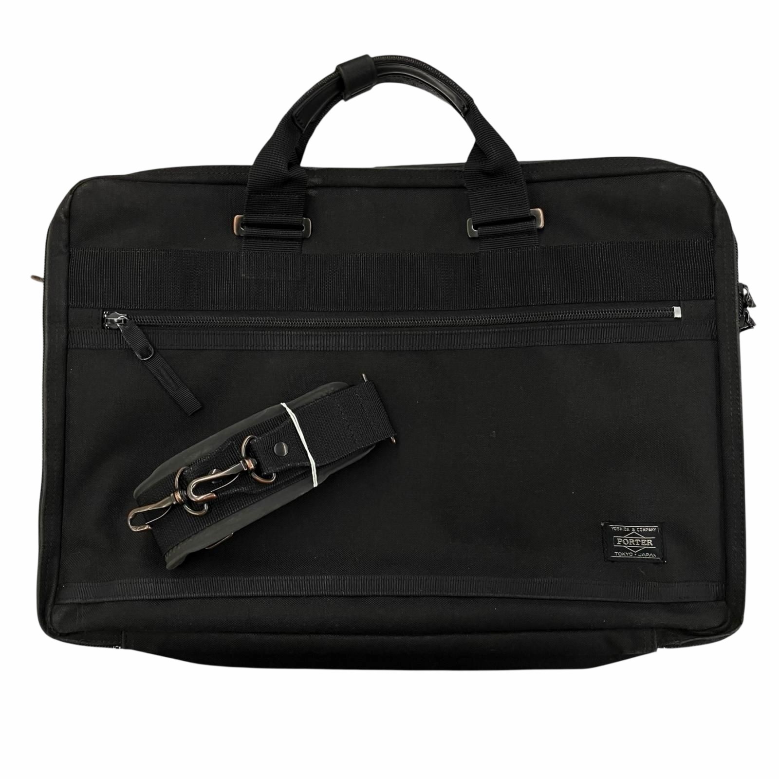 PORTER Black Business Bag Mens 40cm x 28cm x 6cm Used Japan