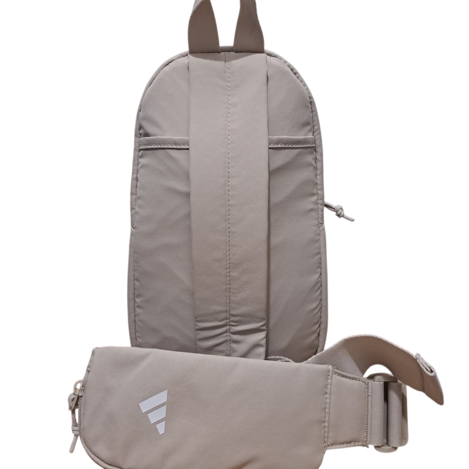 Adidas Essentials 3 Sling Backpack Crossbody One Strap Alumina Grey Cream O/S