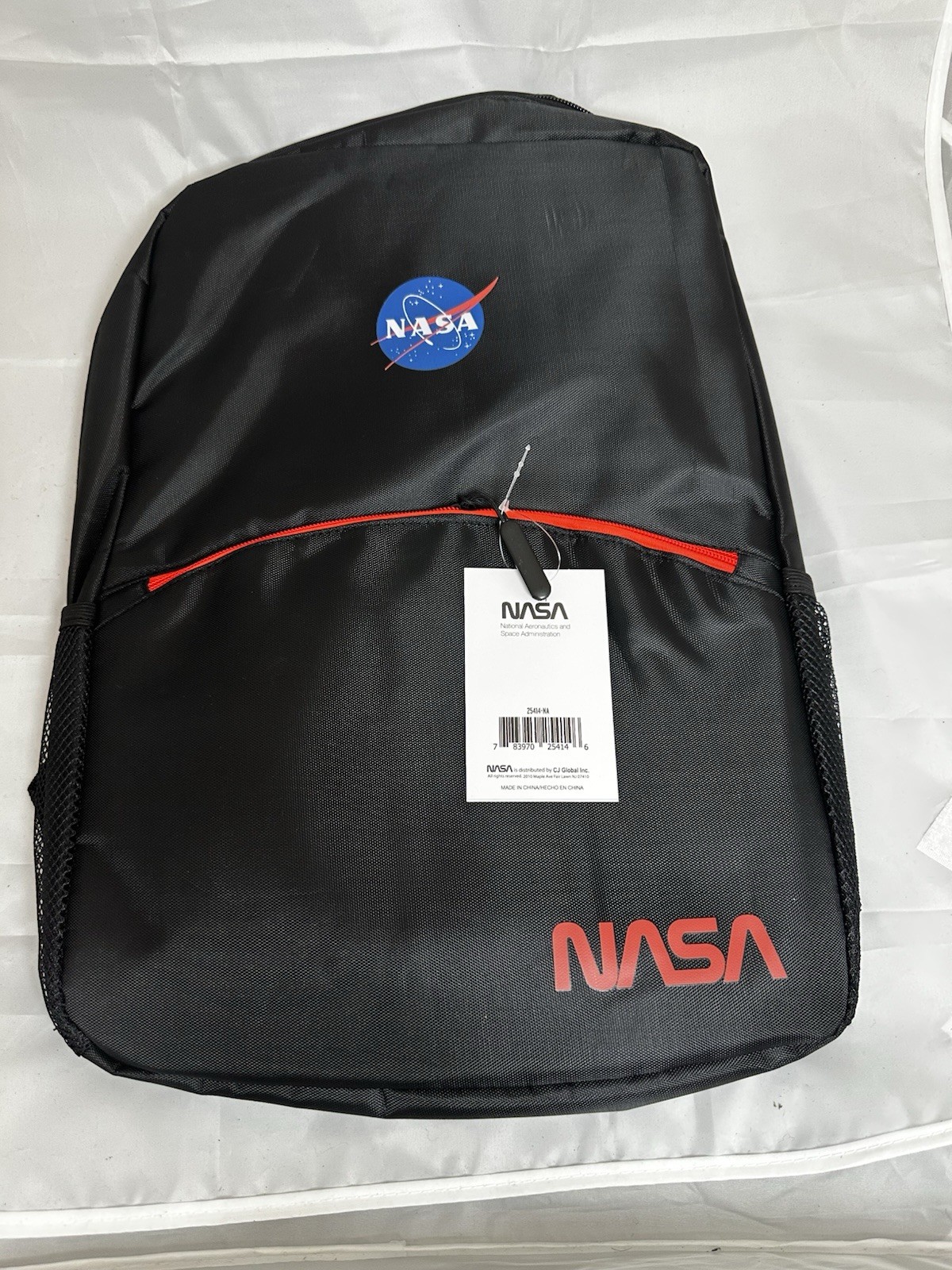 Brand New CJ Global Inc. NASA Backpack
