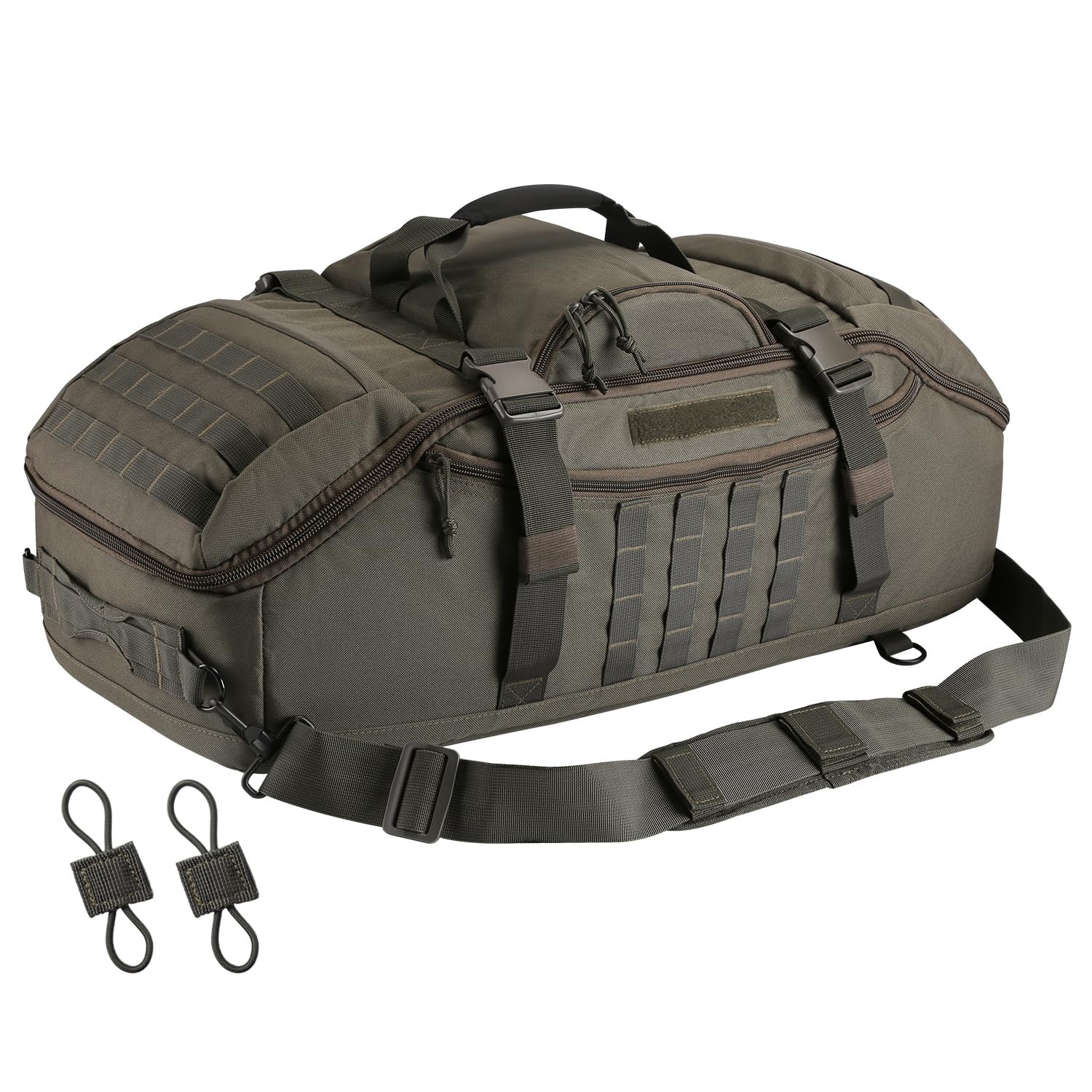 65L Large Duffle Bag, 3-in-1 Tactical Backpack MOLLE Pack for Sports, Gym, Ou…