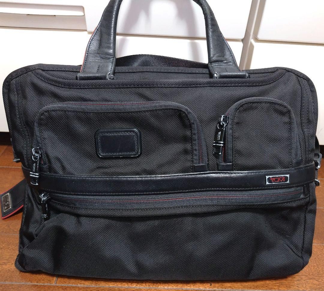 Tumi Japan Limited Briefcase Black/Red 30cm x 40cm x 25cm Used