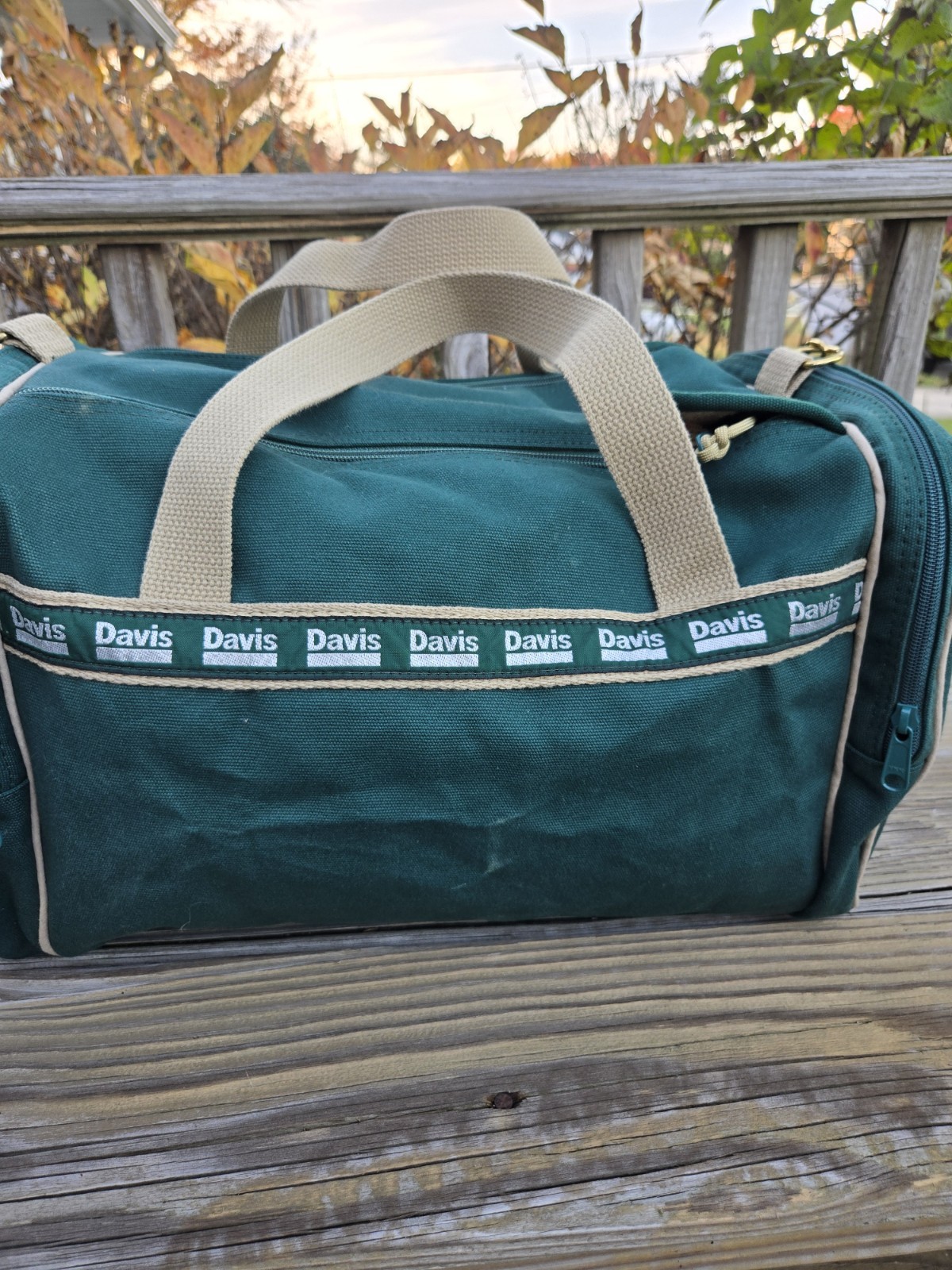 SCARBOROUGH TWEED WALL STREET BANKER BAG DUFFEL BAG DAVIS USA