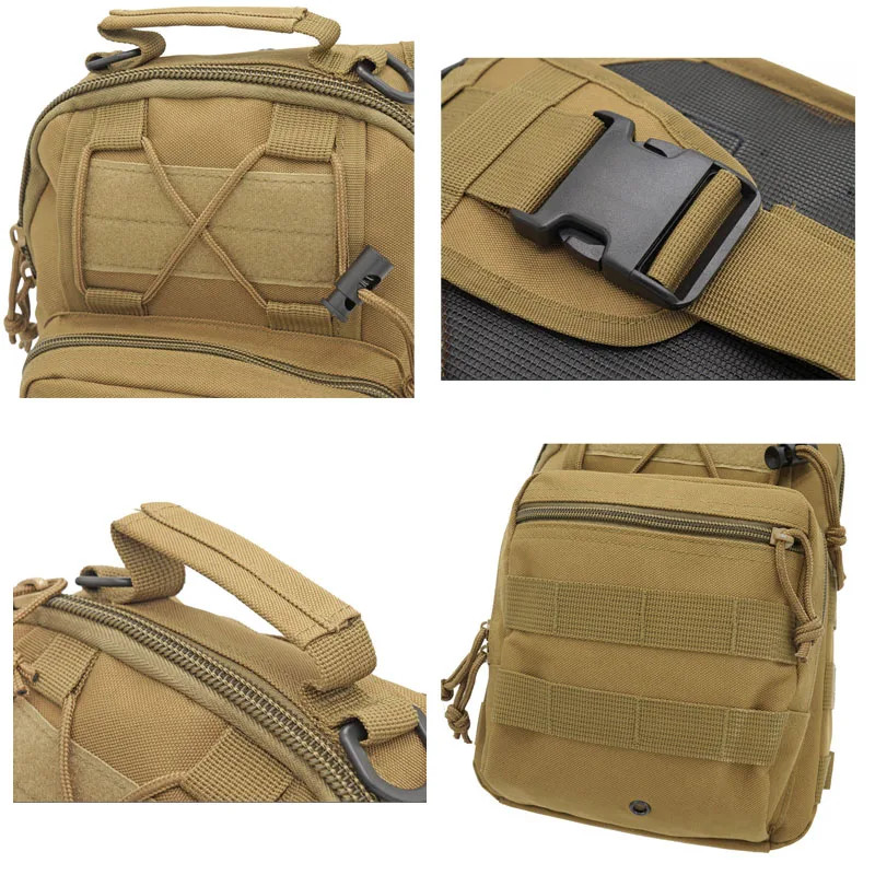 US Tactical Sling Bag for Men Small Military Rover Shoulder Backpack Chest Pack