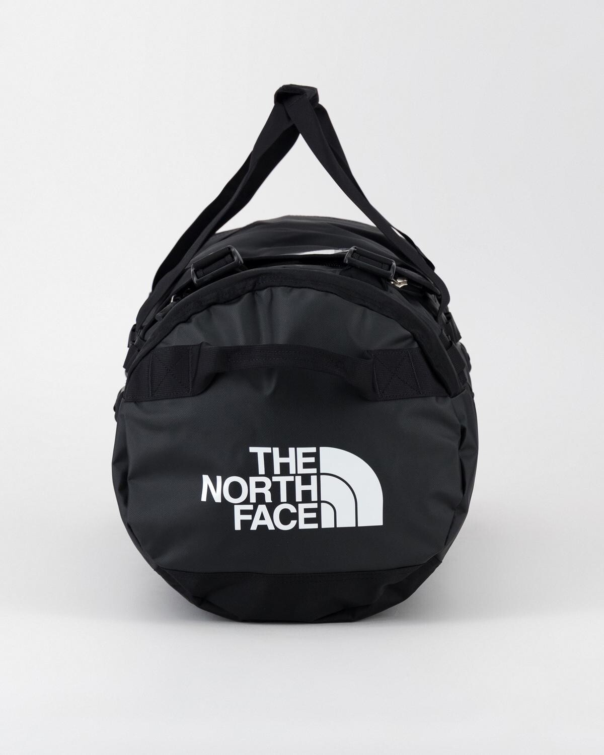 The North Face Medium Base Camp Duffel Packable Travel Backpack – Black / White