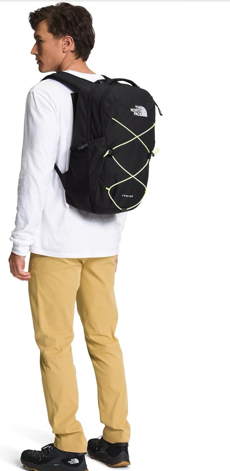 THE NORTH FACE JESTER SCHOOL BACKPACK TNF Black Heather/led Yellow Unisex OS