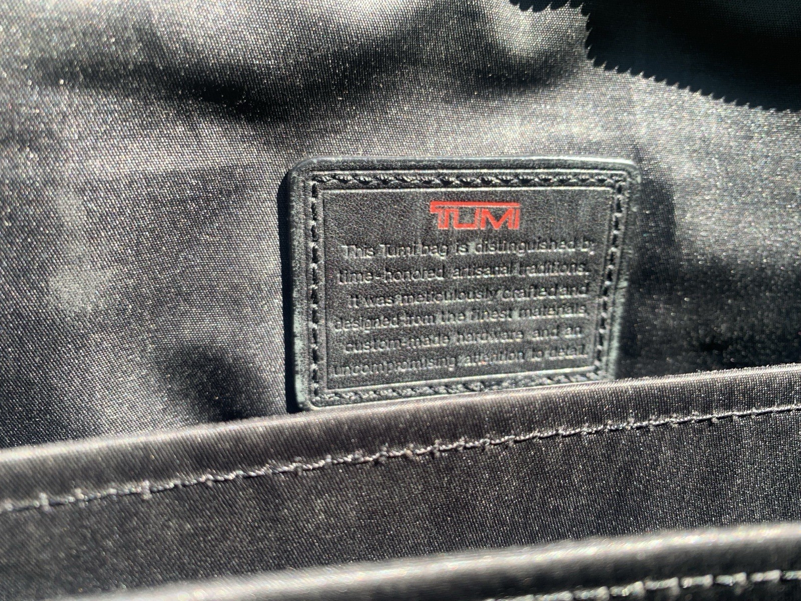 Tumi Alpha Briefcase | FXT Ballistic Nylon | 15” Laptop | With Shoulder Strap