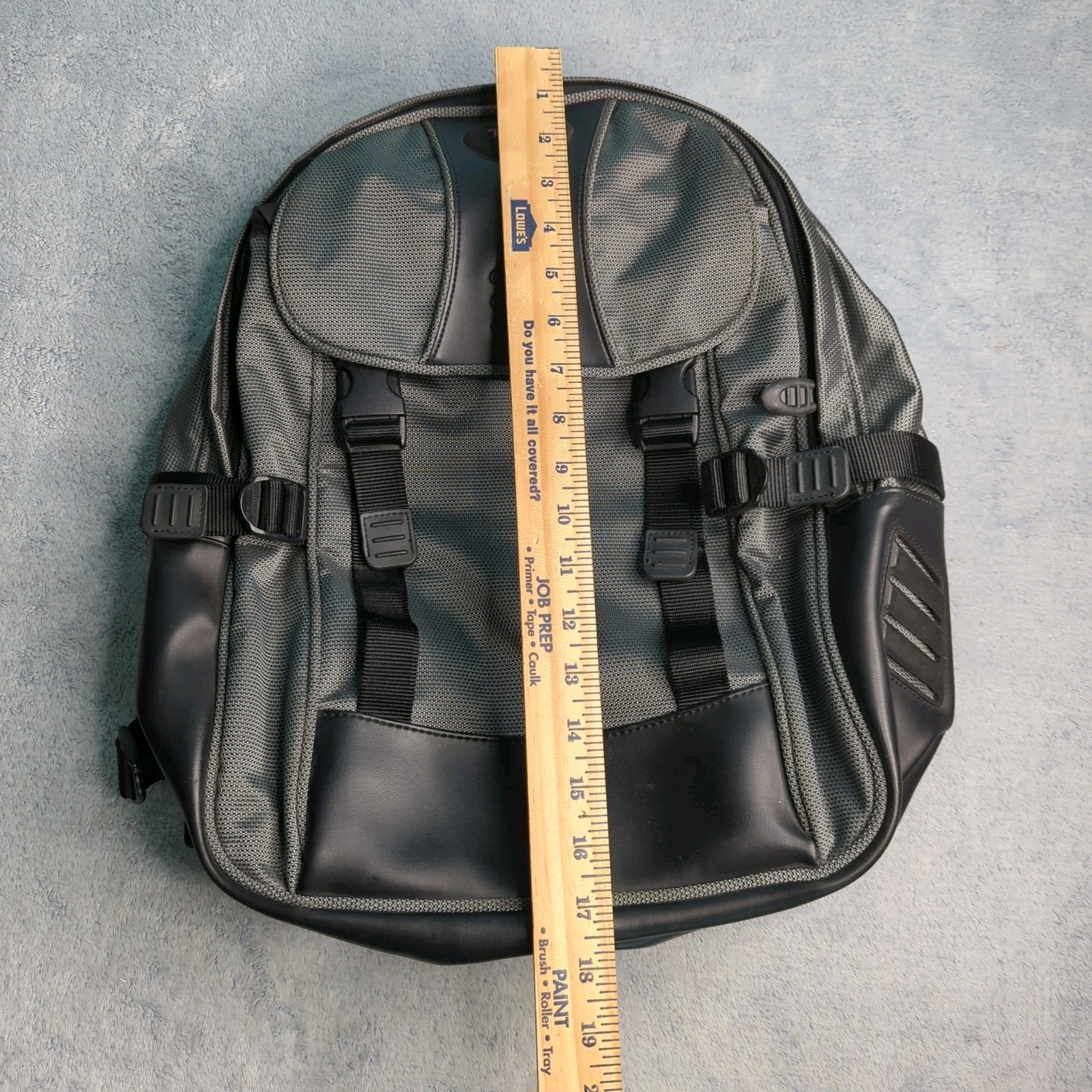 TUMI T2 Black Gray Ballistic Nylon Backpack