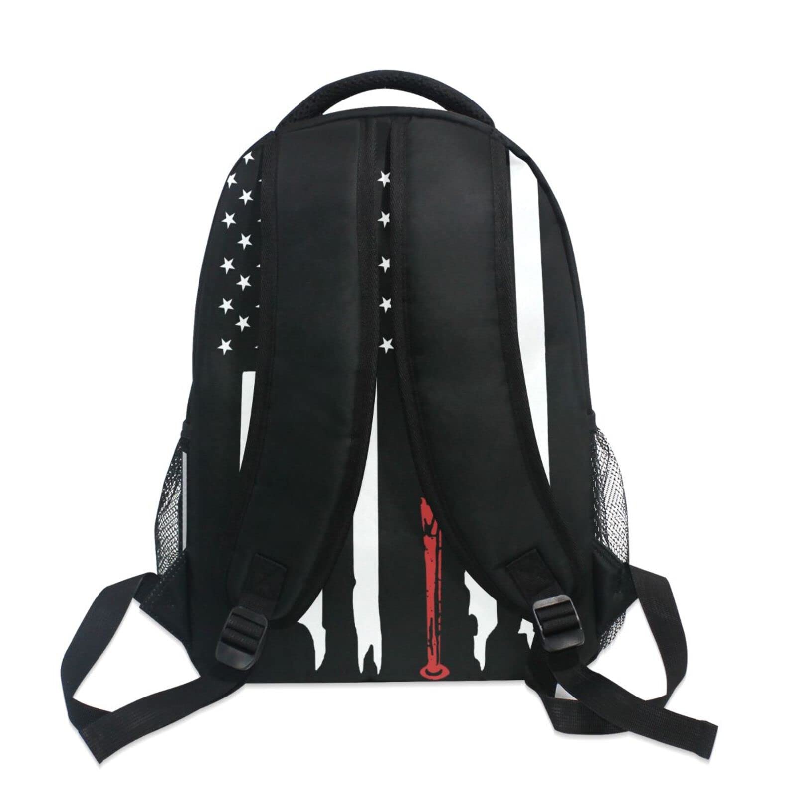 America Flag Baseball Backpack for Boys Girls School Teenages, Casual School …