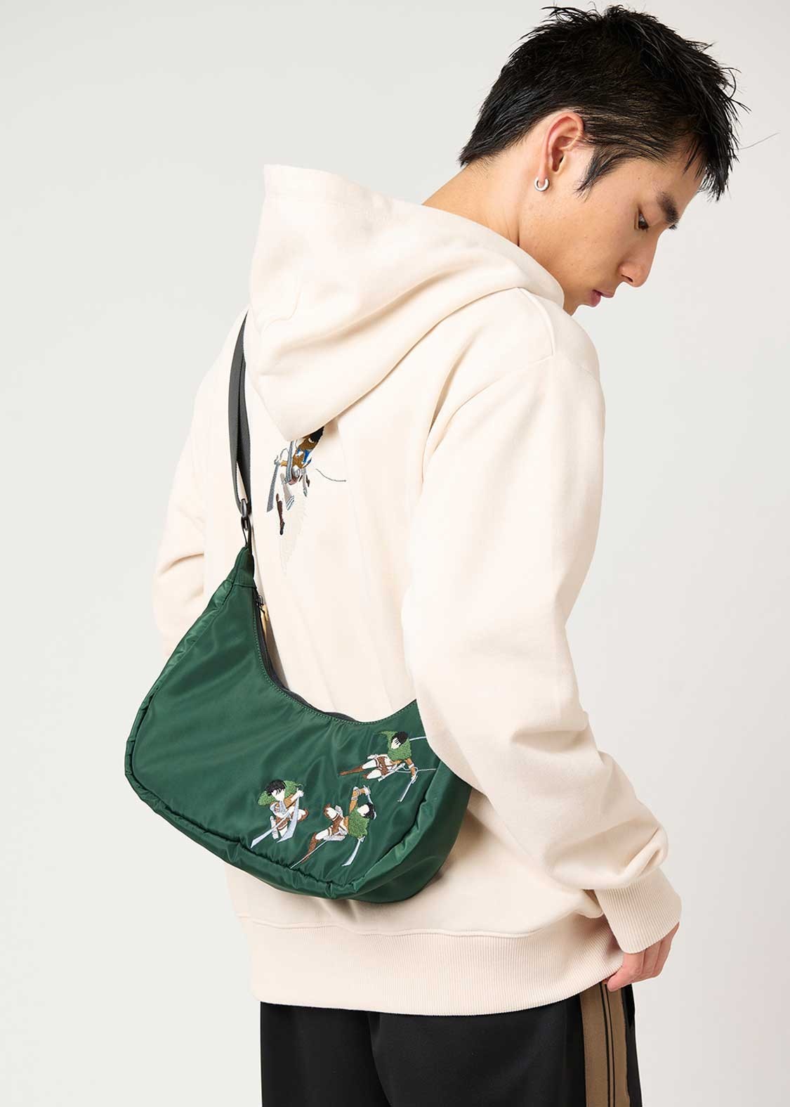 Attack on Titan Levi Mini Shoulder Bag Survey Corps Wings Graniph Japan Limited
