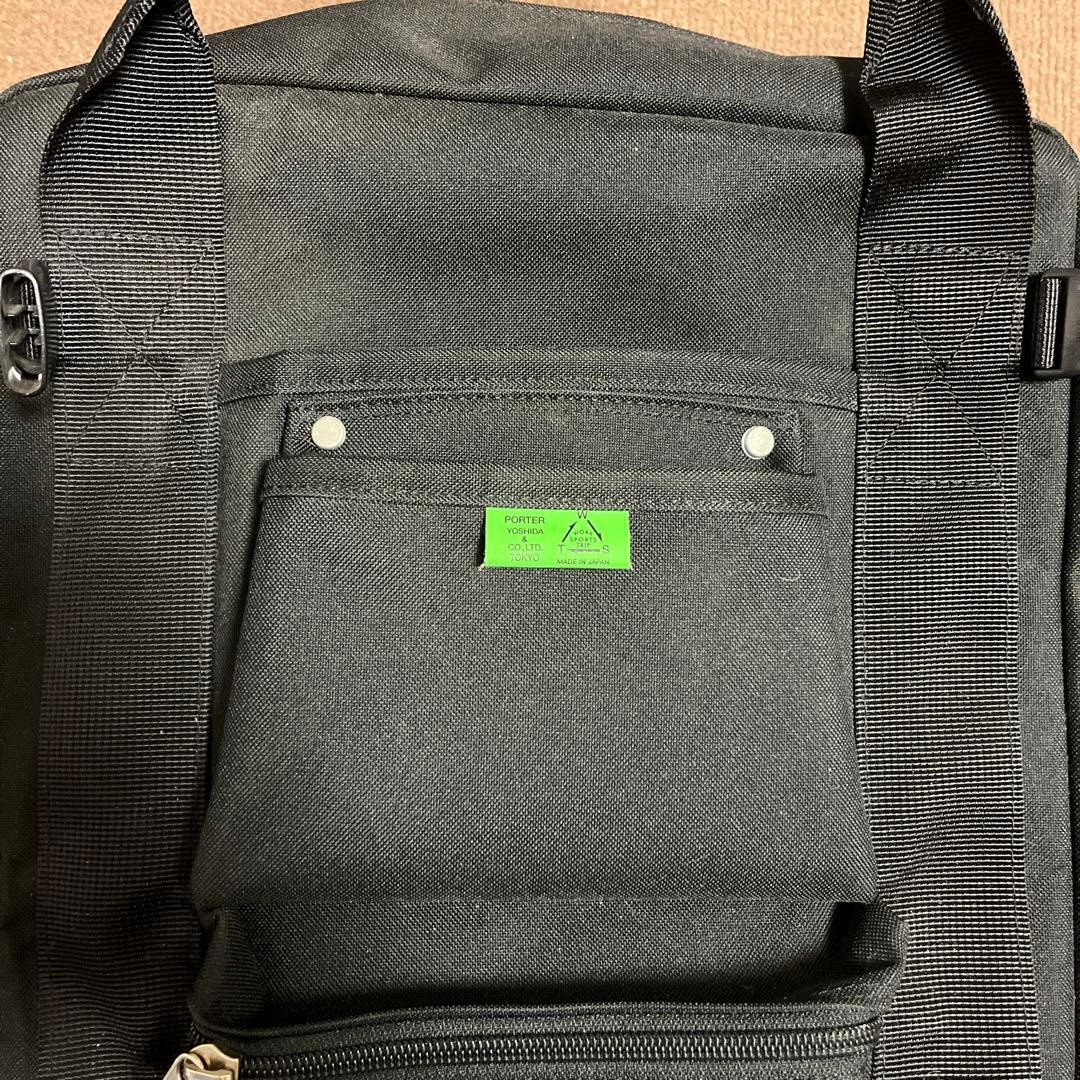 Authentic PORTER Union Backpack Rucksack Black 41cm High Durable Mens Bag