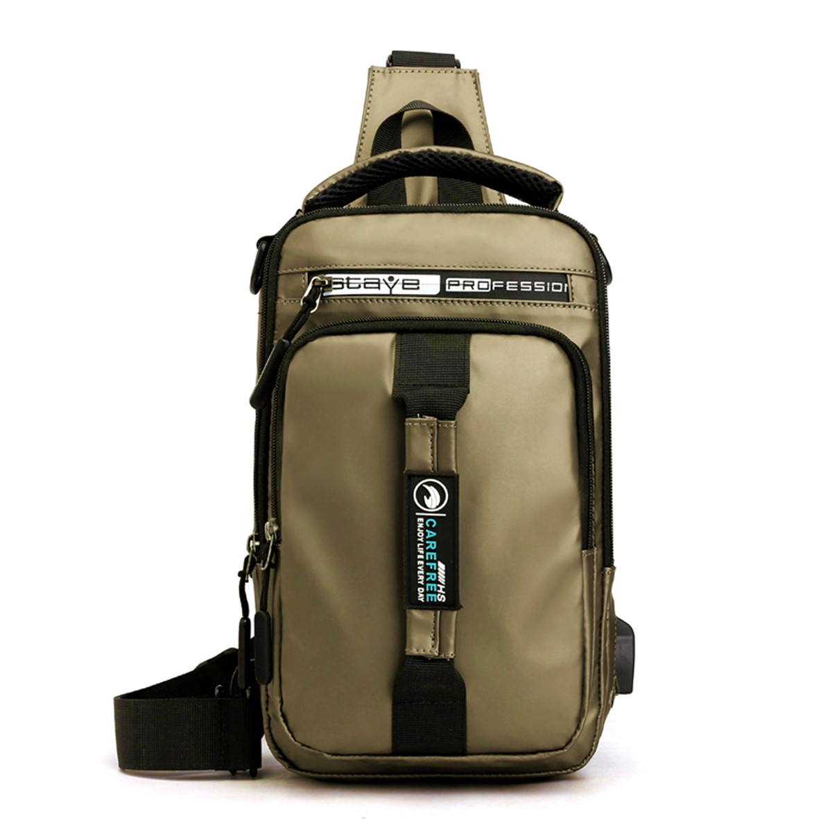 Oxford Cloth Crossbody Bag Chest Bag Suitable For Business Leisure Daily Travel