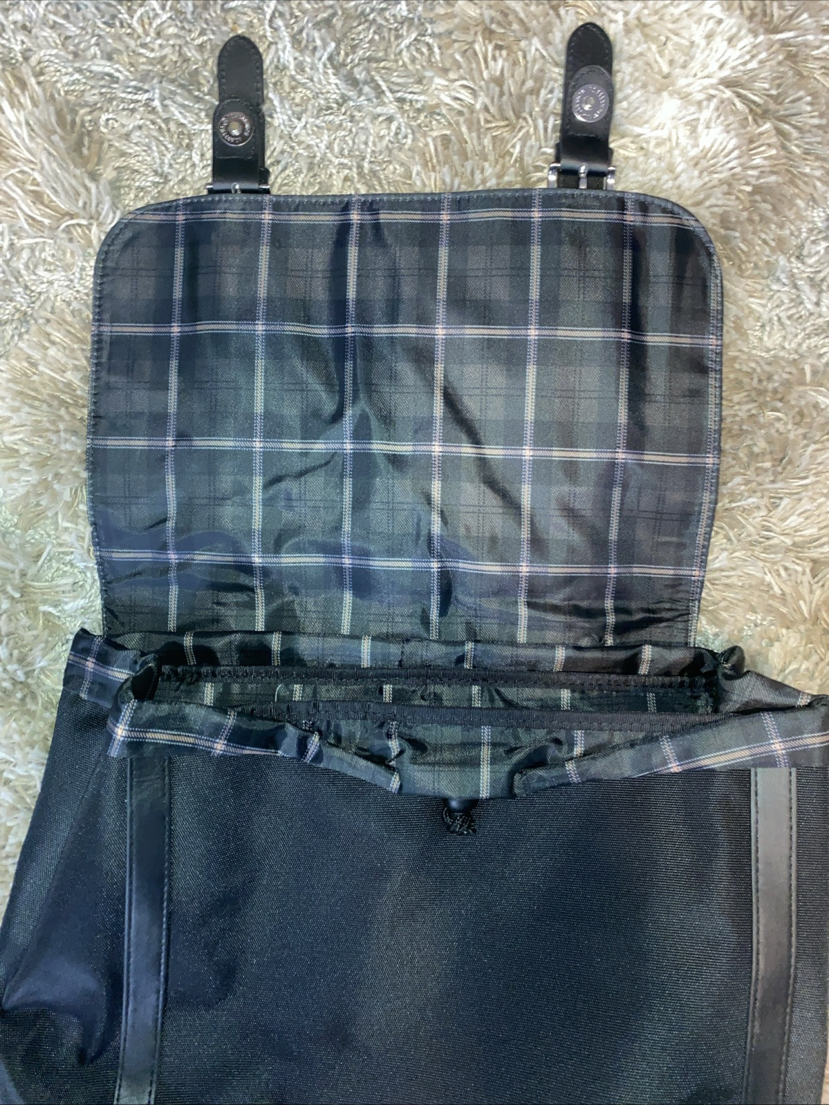 Sealed Trussardi Designer Uomo Groovy Man Black Backpack In Excellent Condition