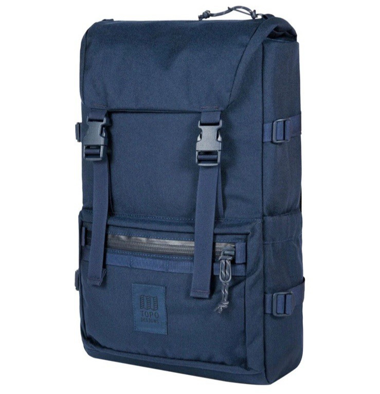 NEW Topo Designs Rover Pack Tech Backpack 24L. Navy Blue Laptop Comupter Bag NWT
