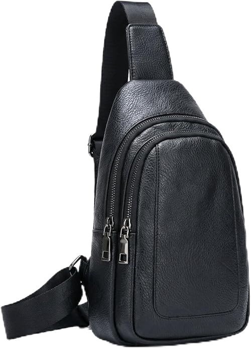 Men’s Chest Bag,Sling Crossbody Shoulder Bag,Satchel Pouch Side Crossover bag
