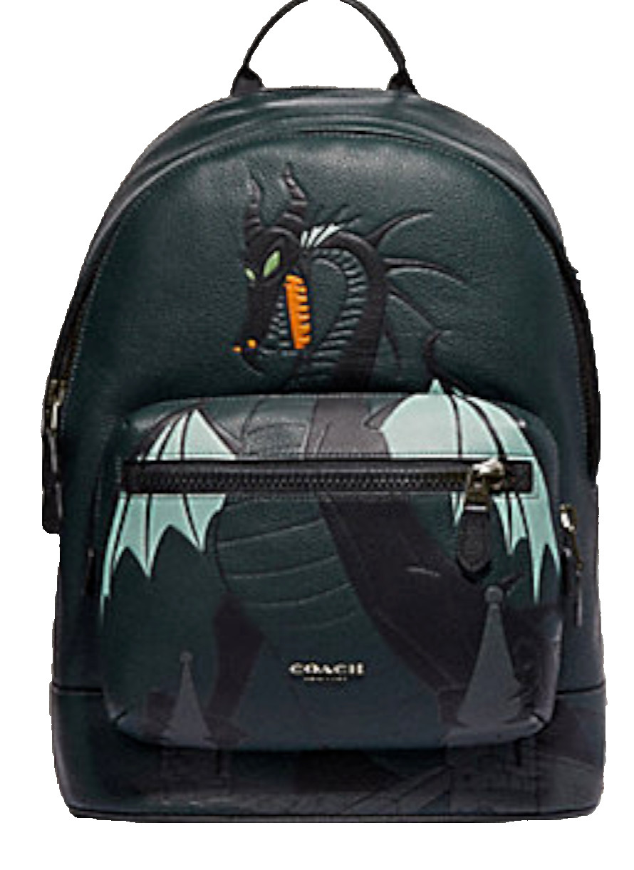 NWT Coach x Disney Villains Maleficent Dragon West Backpack CC043 Large Bag Gift
