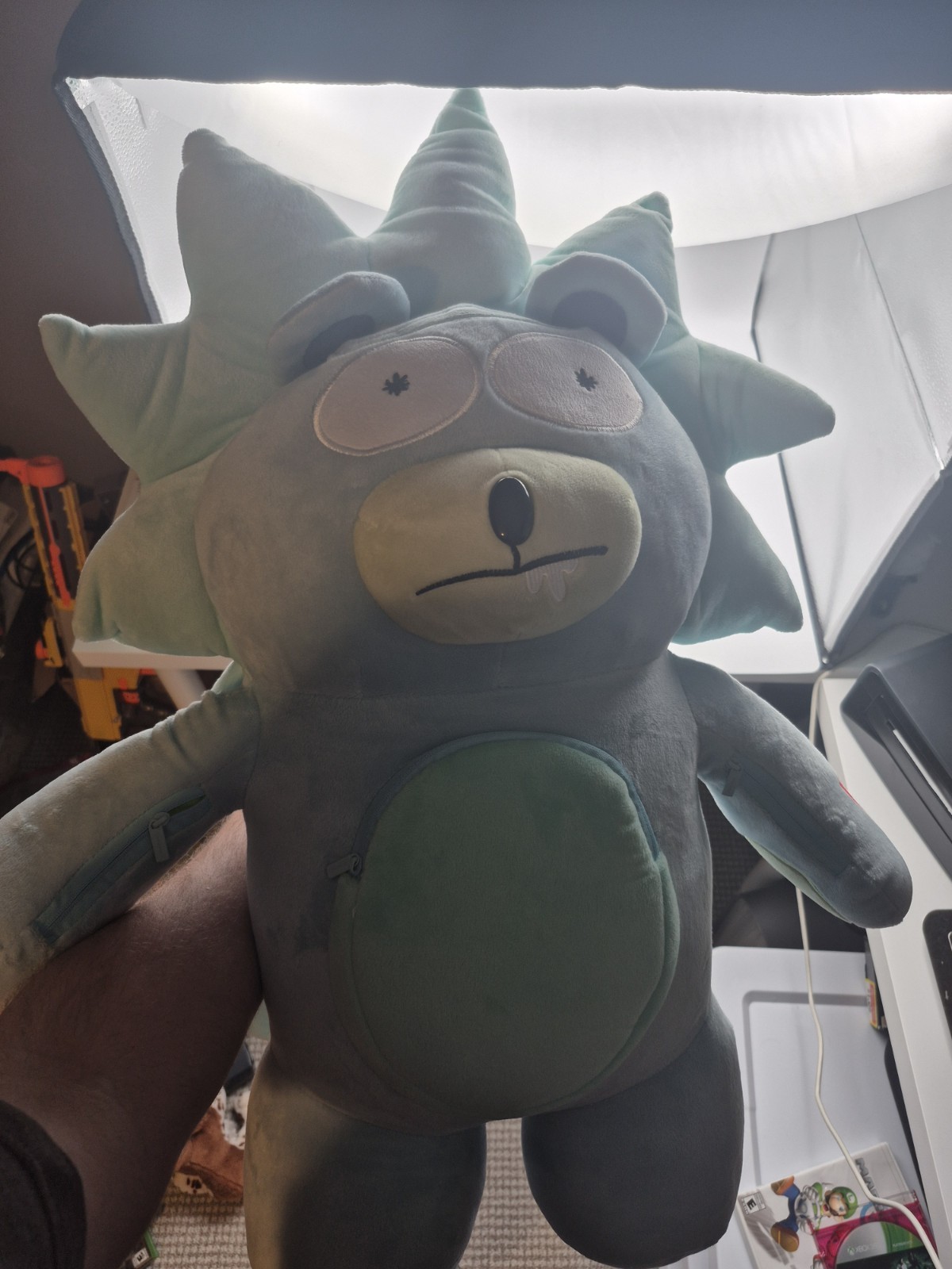 Rick & Morty Sprayground Teddy Rick Moneybear Teddy Bear Backpack 2022