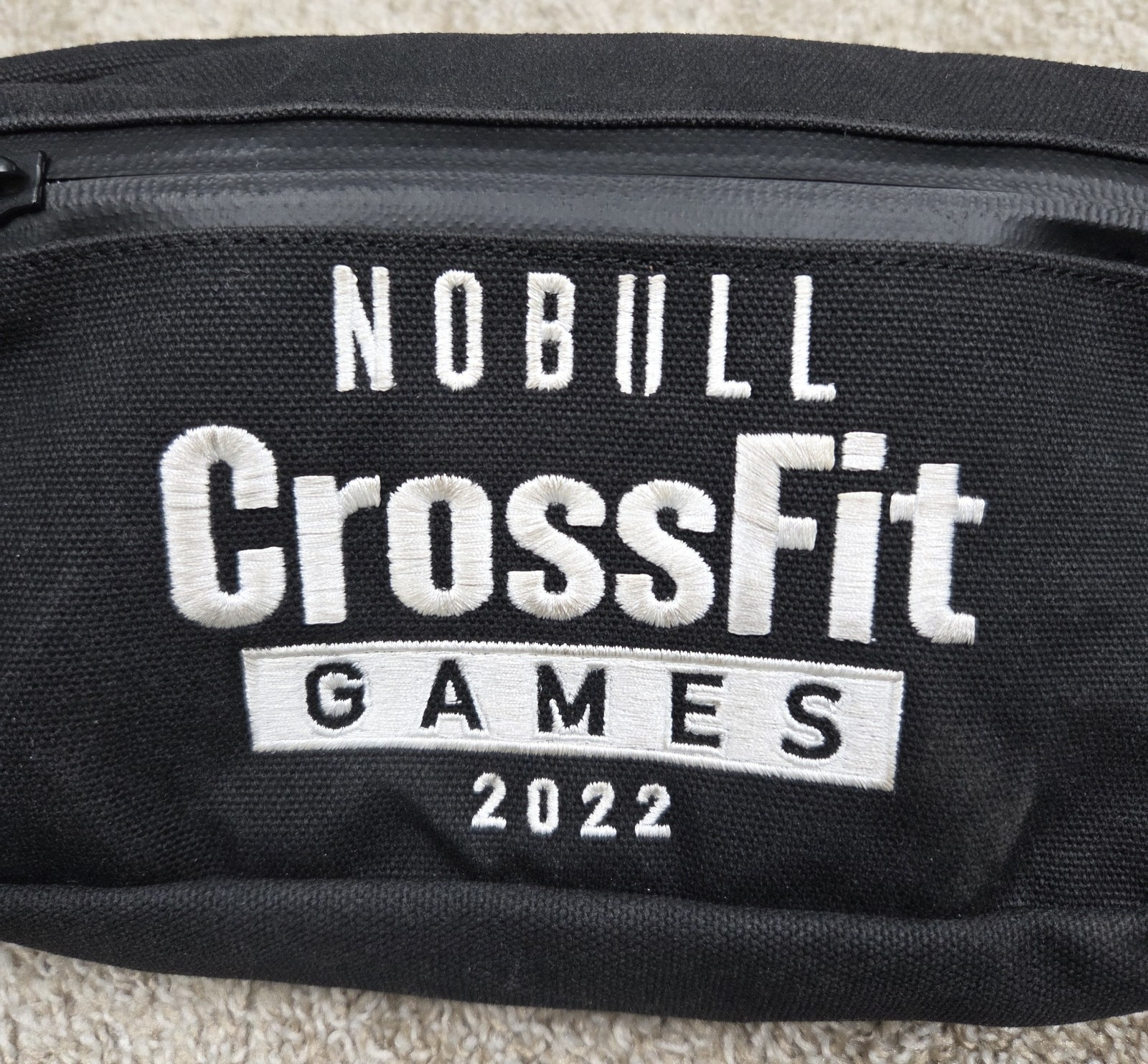 Nobull Crossfit Games 2022 Canvas Crossbody Bag Black Fanny Pack Waist Pack