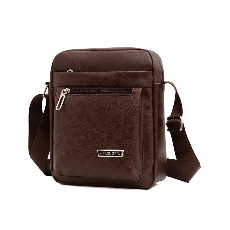 Men’S PU Leather Crossbody Shoulder Bags High Quality Tote Fashion Business Man