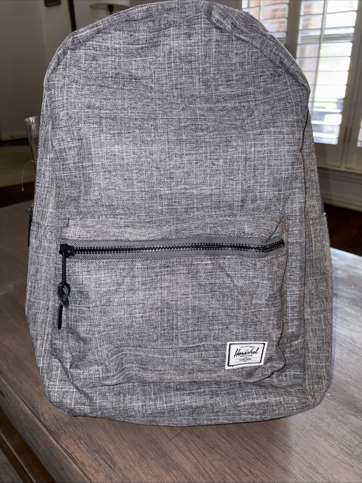 Herschel Settlement Backpack Classic 23.0L Raven Crosshatch Excellent Cond