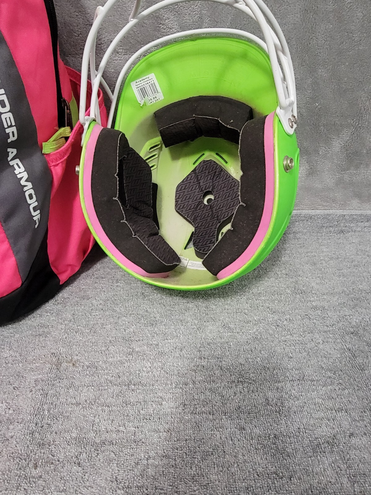 Under Armour Storm Pink Backpack Dugout Bat Bag Plus Accessories See Description