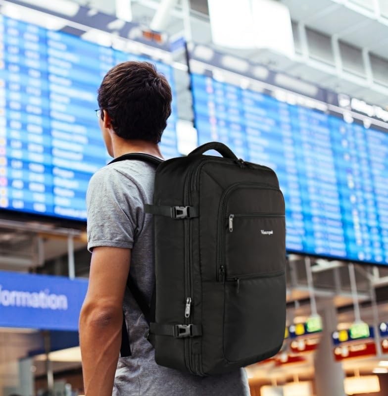 Travel Backpack 40L Carry On Flight Approved Weekender Backpack Expandable Bag