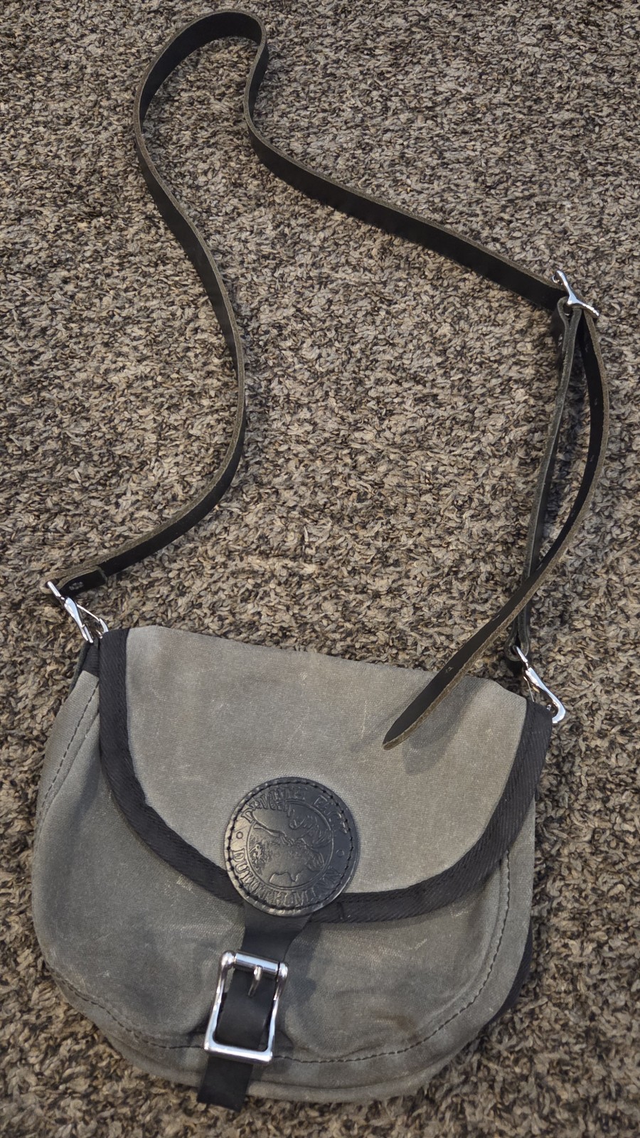 Duluth Pack Gray Canvas