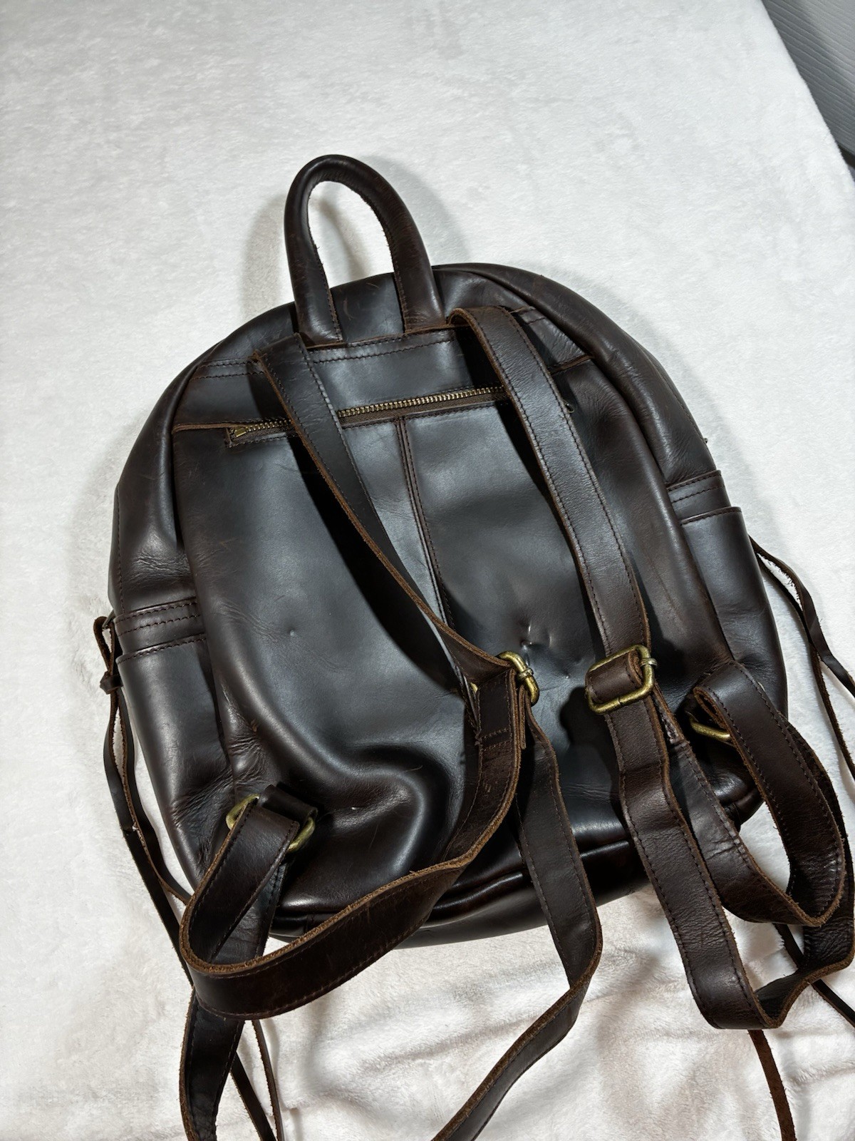 Baseballism Natalie Glove Leather Brown Backpack