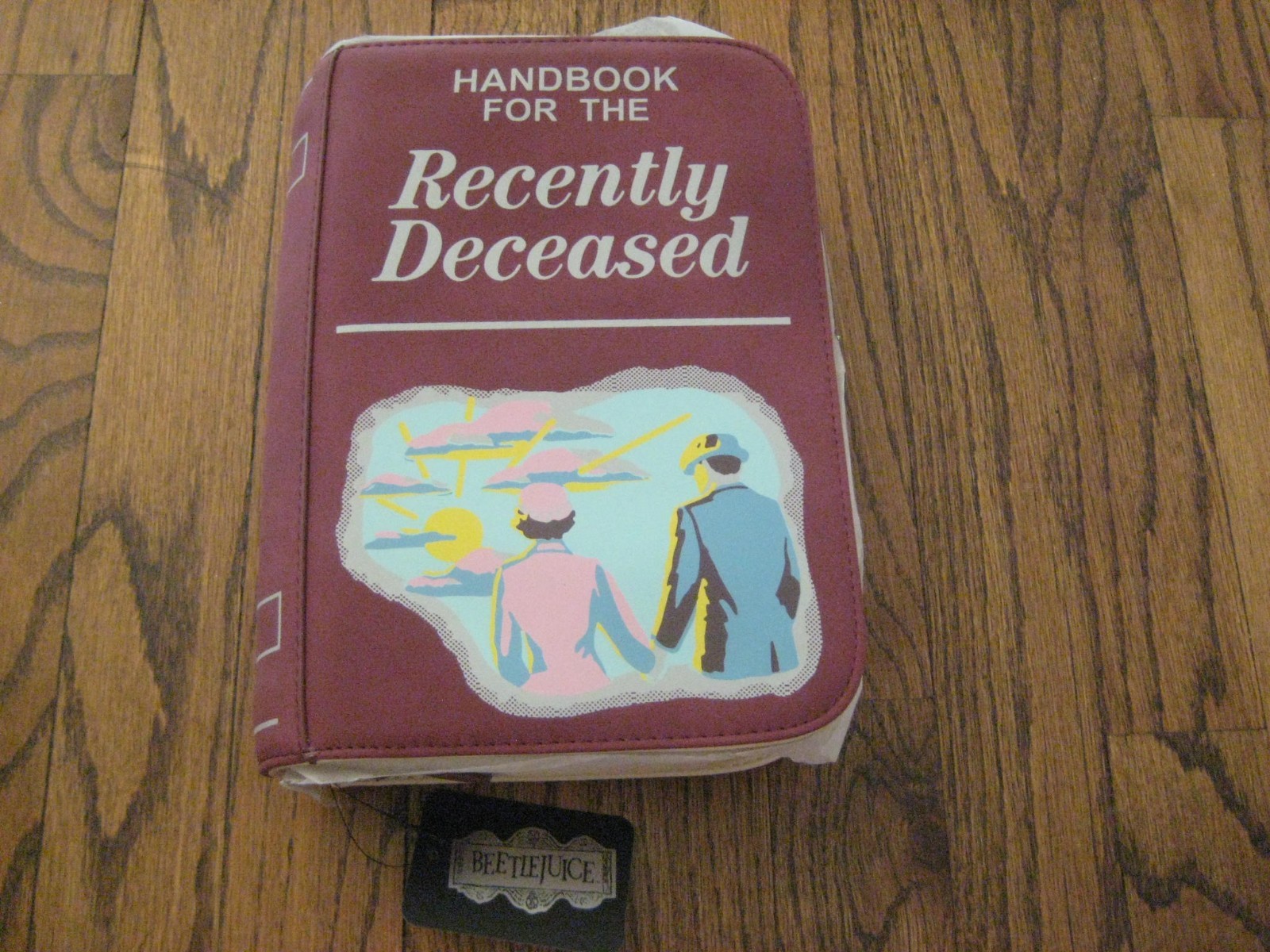 Bioworld Beetlejuice Handbook For The Recently Deceased Crossbody Bag