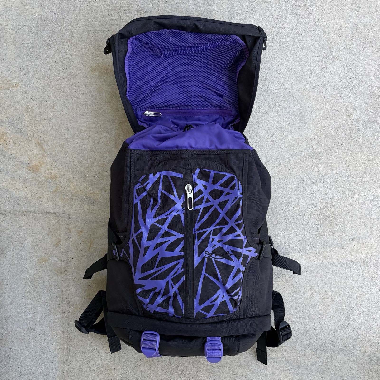 Rare Nike Kobe Bryant KB24 Basketball Backpack Black Purple Vintage Mamba Bag