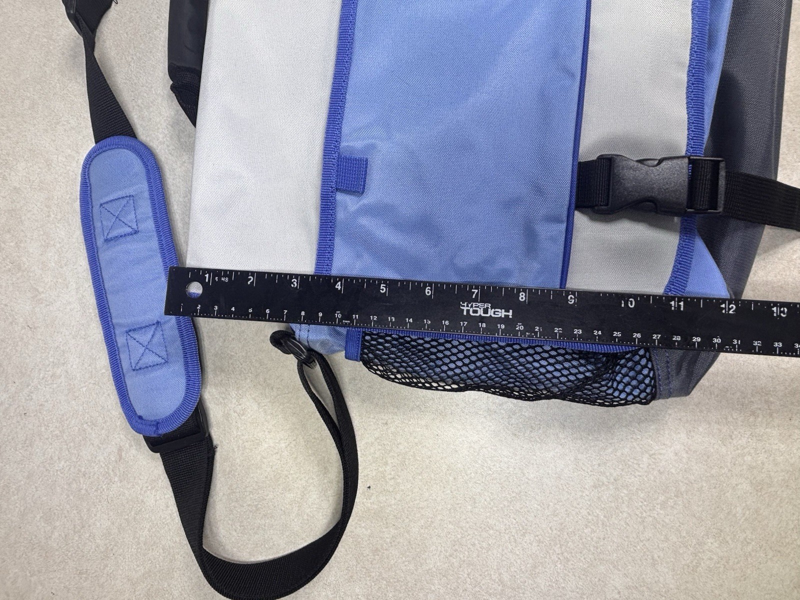 2001 Gap Tech Audio Utility Messenger Bag Y2K CD Bookbag Retro Normcore Two Tone