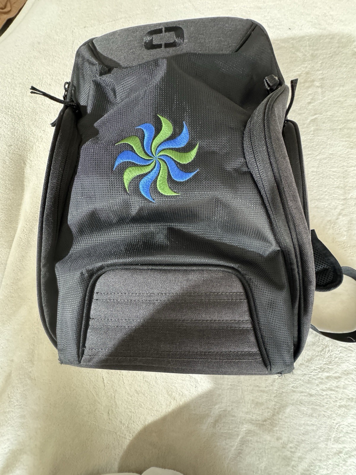 Ogio Backpack Heather Gray And Black Excellent Condition