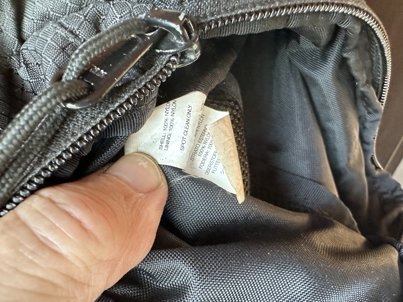 Authentic Supreme shoulder Sling Messenger bag Cordura Fabric Black-GUC!