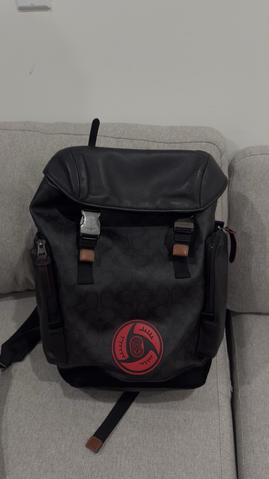 Coach x Michael B. Jordan x Naruto Ranger Backpack Itachi
