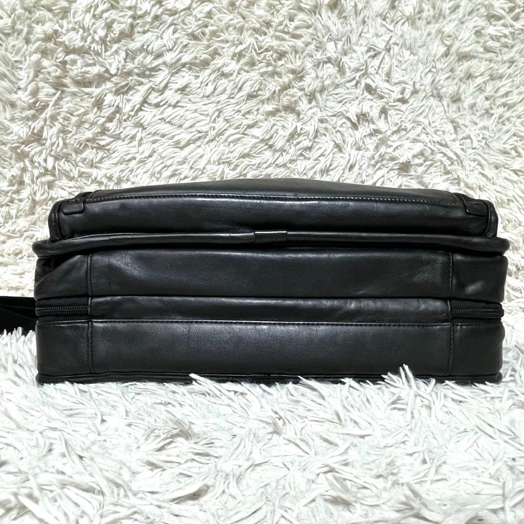 [Extremely Good Condition] TUMI 96531DH T-Pass Leather Briefcase