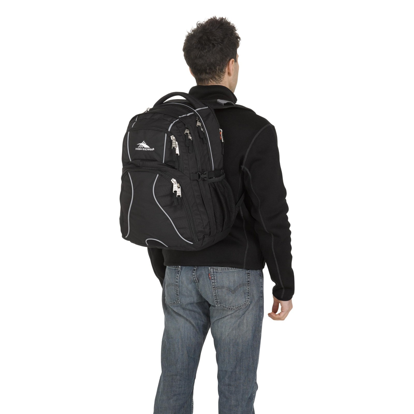 Versatile Black Laptop Backpack for School, Travel, Work – Fits Most 15″ Laptops